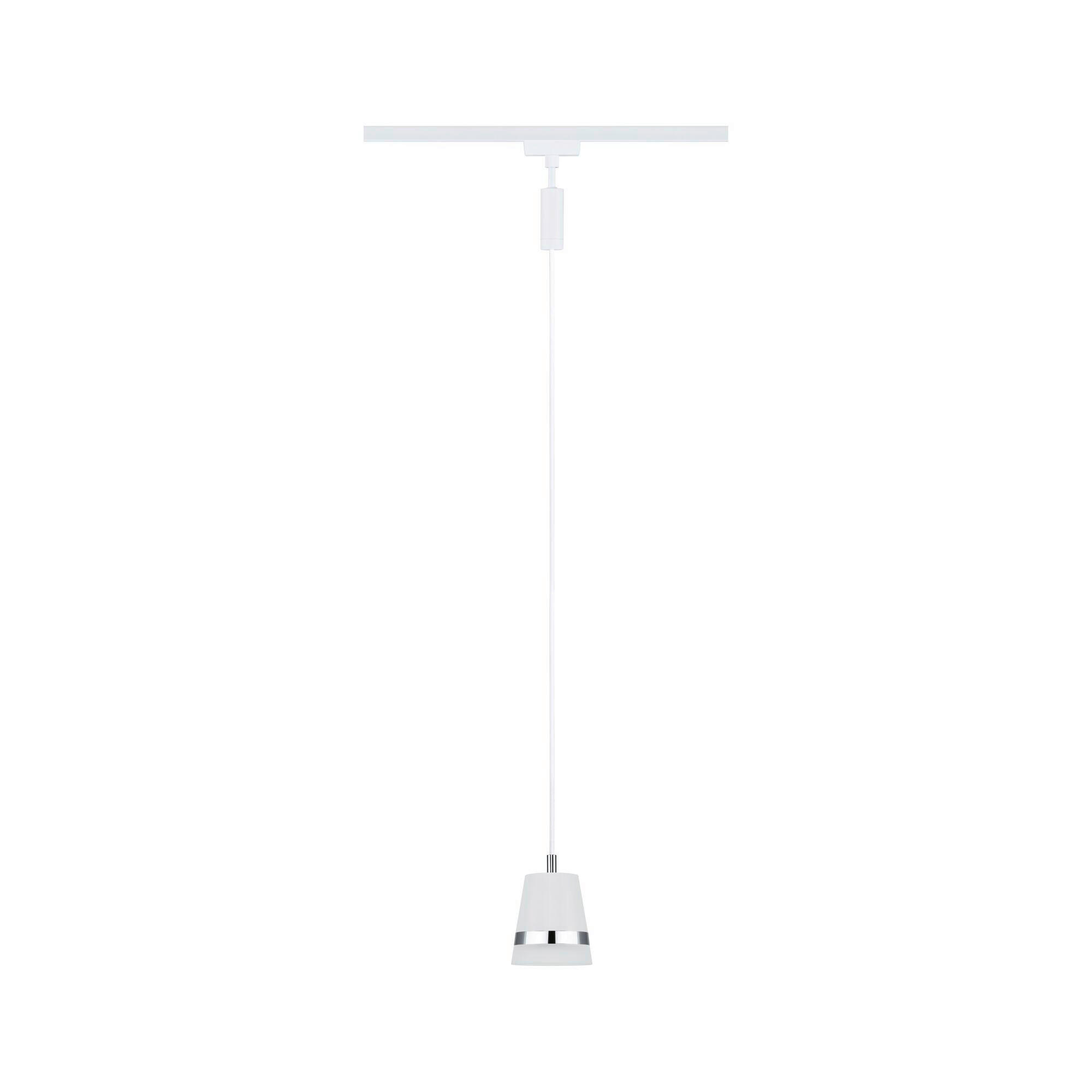 SCHIENENSYSTEM-HÄNGELEUCHTE URail Pendel Cover 8,4/121,4 cm   - Basics (8,4/121,4cm) - Paulmann