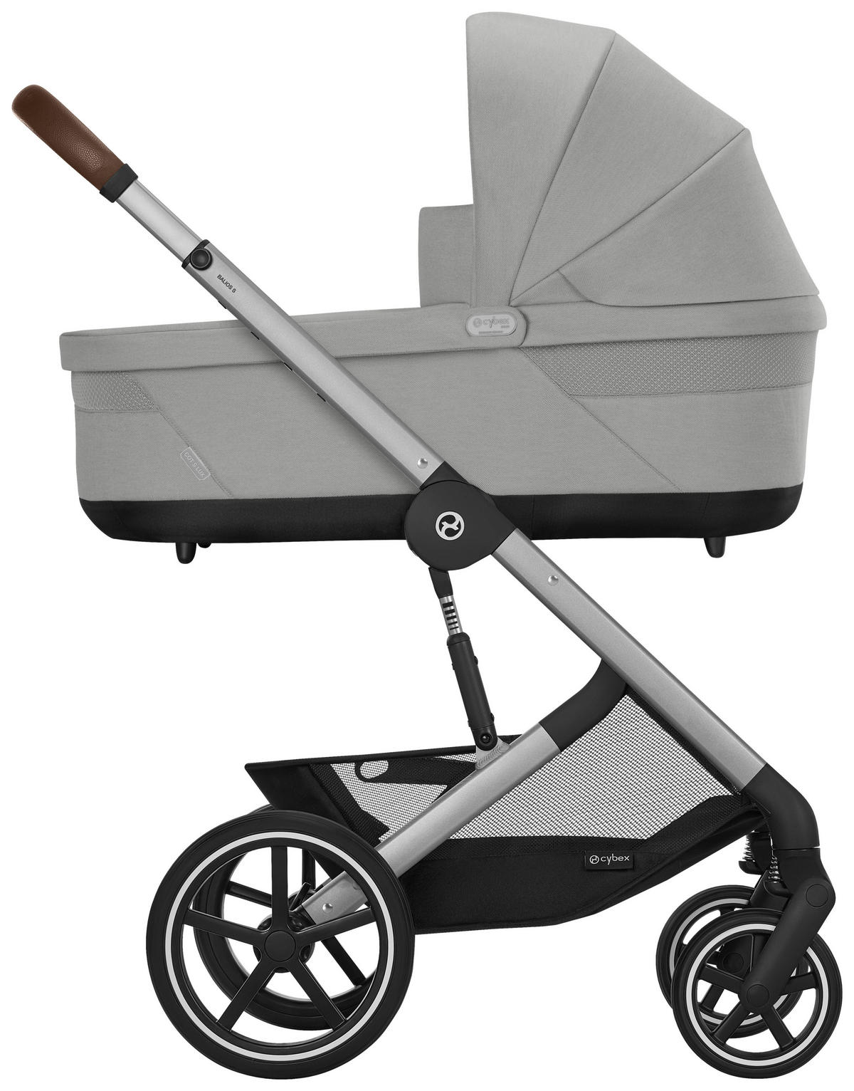 LIEGEWANNE Cot S Lux  - Hellgrau, Basics, Kunststoff/Textil (84,5/41/31,5cm) - cybex GOLD