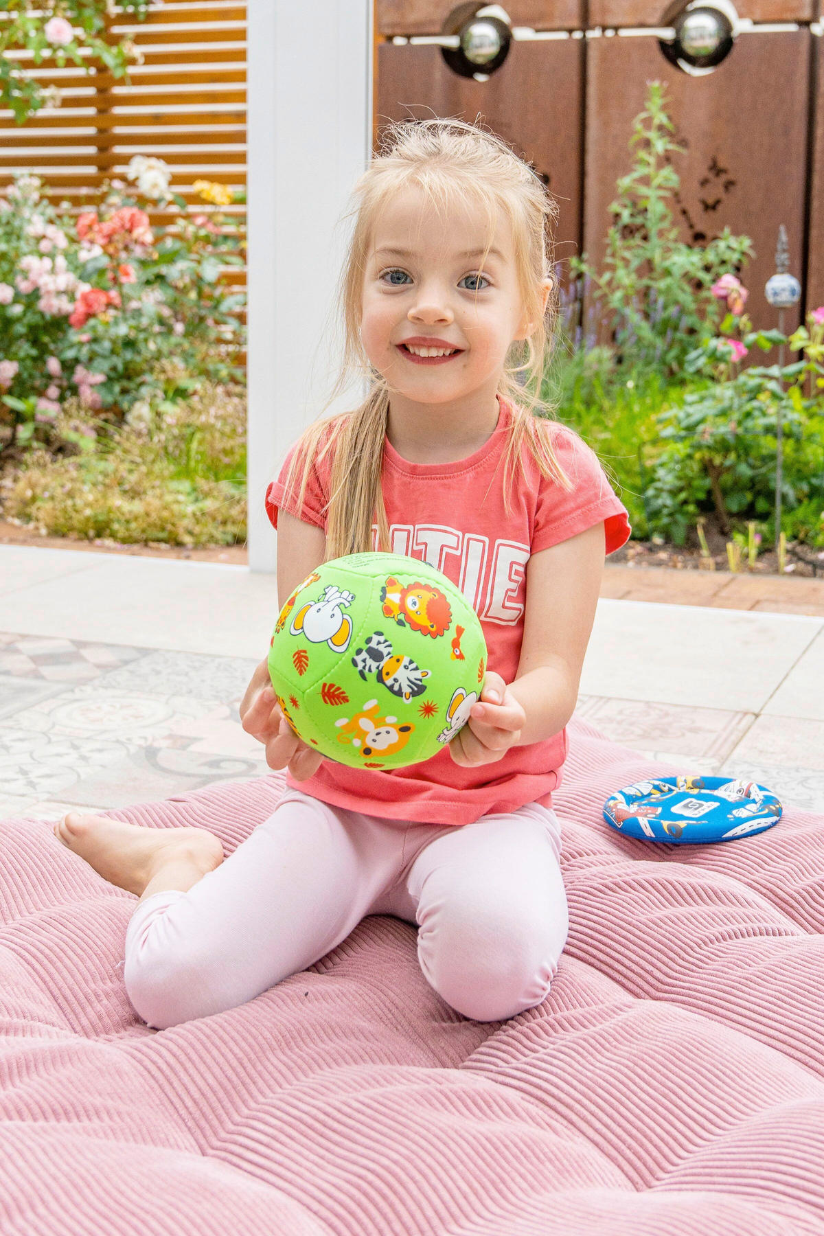 BEACHBALLSET Limette  - Limette, Basics, Textil (13 15 20,5cm) - sunflex