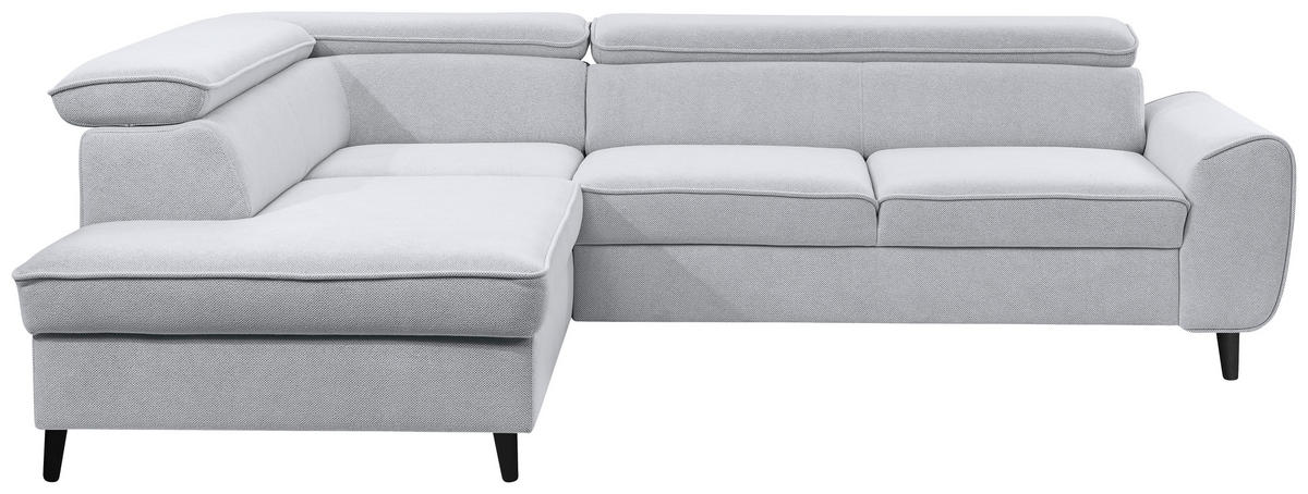 SEDEŽNA GARNITURA, siva  - siva/črna, Moderno, tekstil/les (200/250cm) - Hom`in