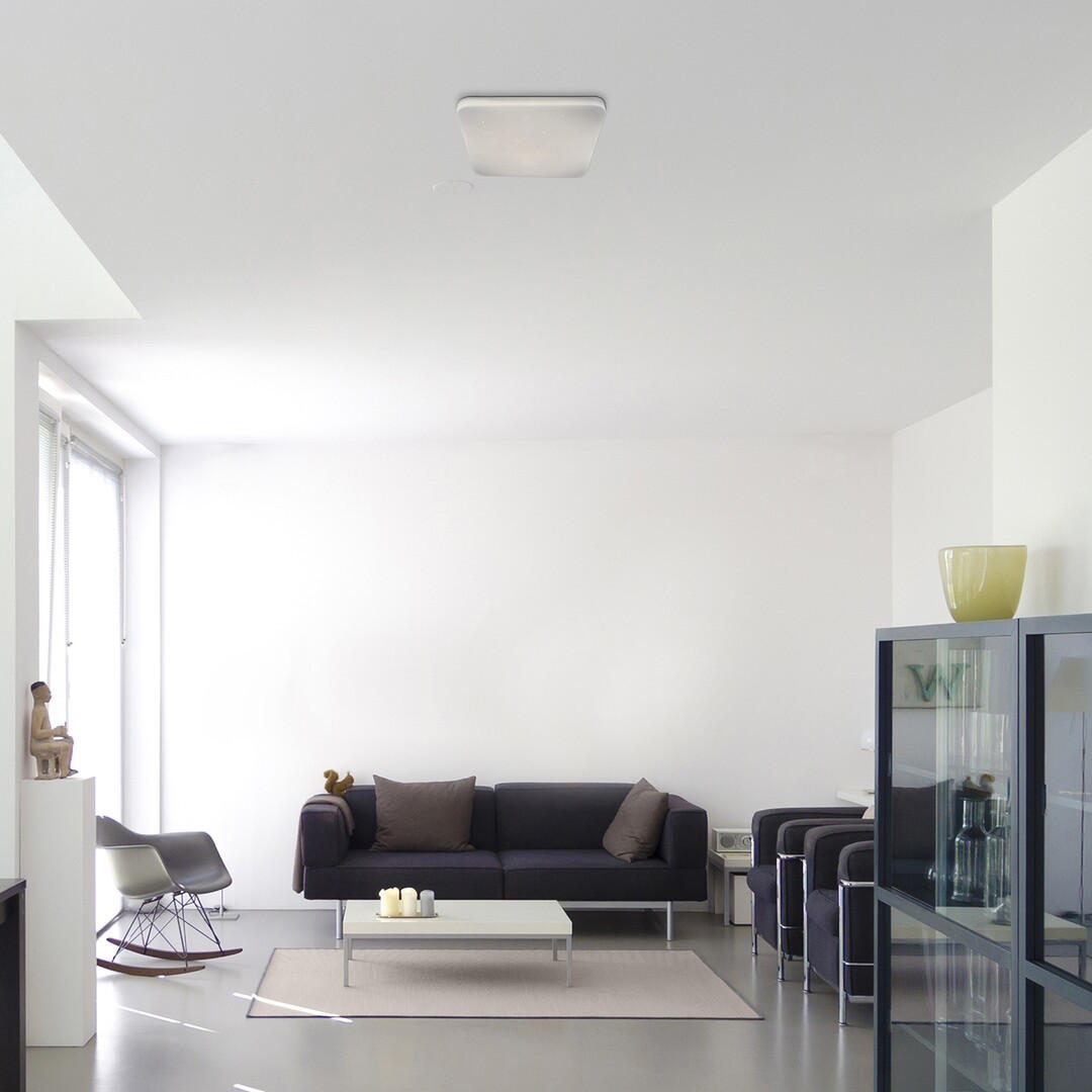 STROPNA LED-SVETILKA Lucas 18 W/1170 lm/4000 K/230 V/ - bela, Basics, kovina/umetna masa (33,5/33,5/6,5cm)