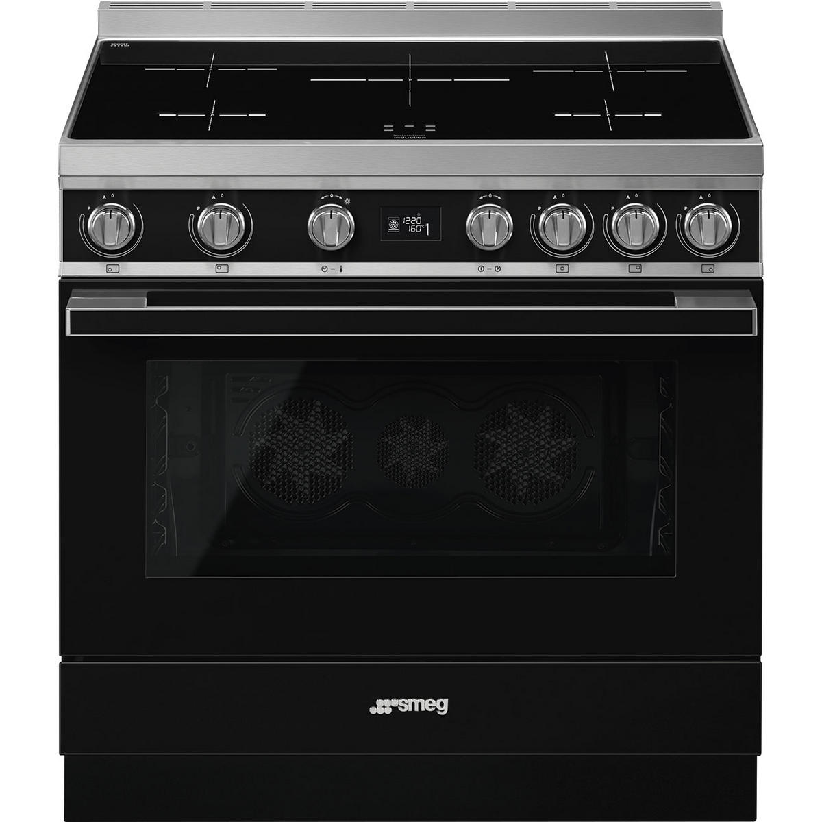 HERD CPF9IPBL  - Schwarz, Basics, Glas/Metall (90/90/60cm) - SMEG