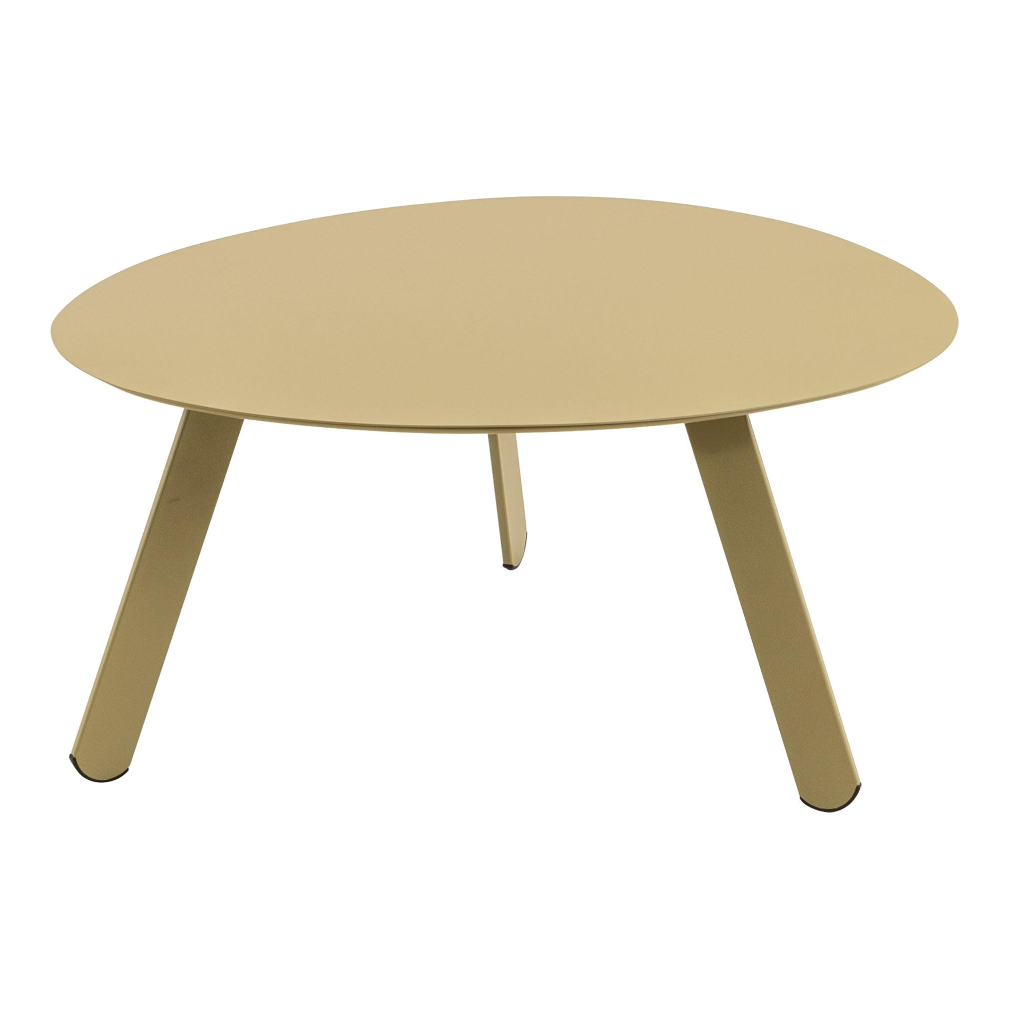 ZAHRADNÍ STOLEK, kov, 74/60/35 cm - pískové barvy, Moderní, kov (74/60/35cm) - Ambia Garden