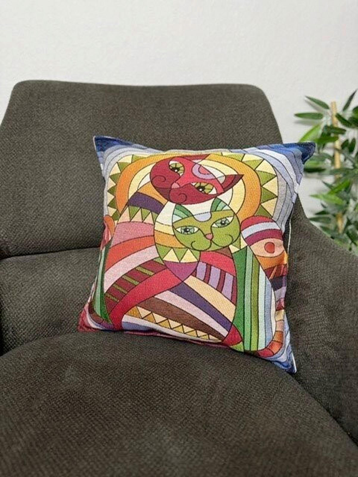 KANAPÉPÁRNA 45/45 cm  - többszínű, Basics, textil (45/45cm)