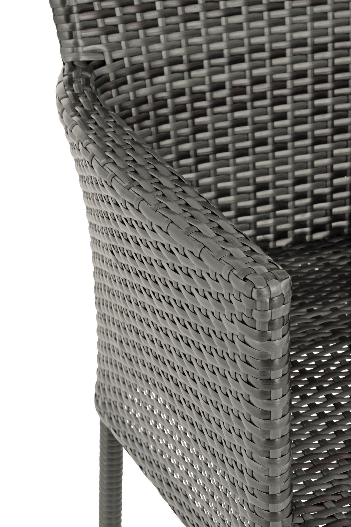 SCAUN DE GRĂDINĂ in metal, plastic gri  - maro/gri, Modern, plastic/metal (62/87/58cm) - Ambia Garden