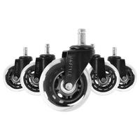 FORGÓSZÉK GÖRGŐ - fekete, Basics, műanyag (7,5cm) - MID.YOU