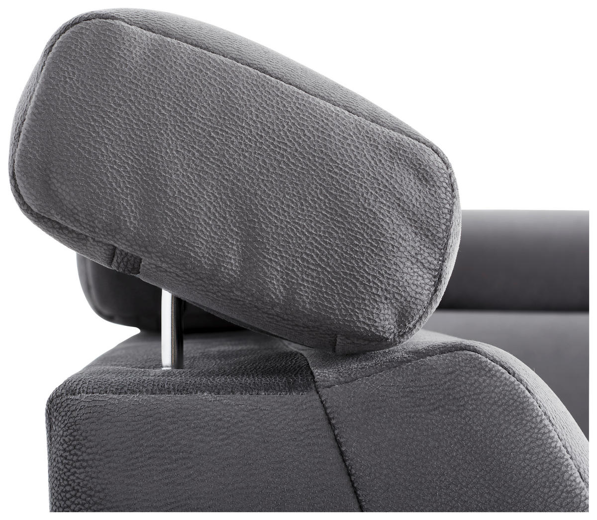 ROHOVÁ SEDACIA SÚPRAVA, textil, tmavosivá - chrómová/tmavosivá, Konventionell, kov/textil (206/271cm) - Carryhome