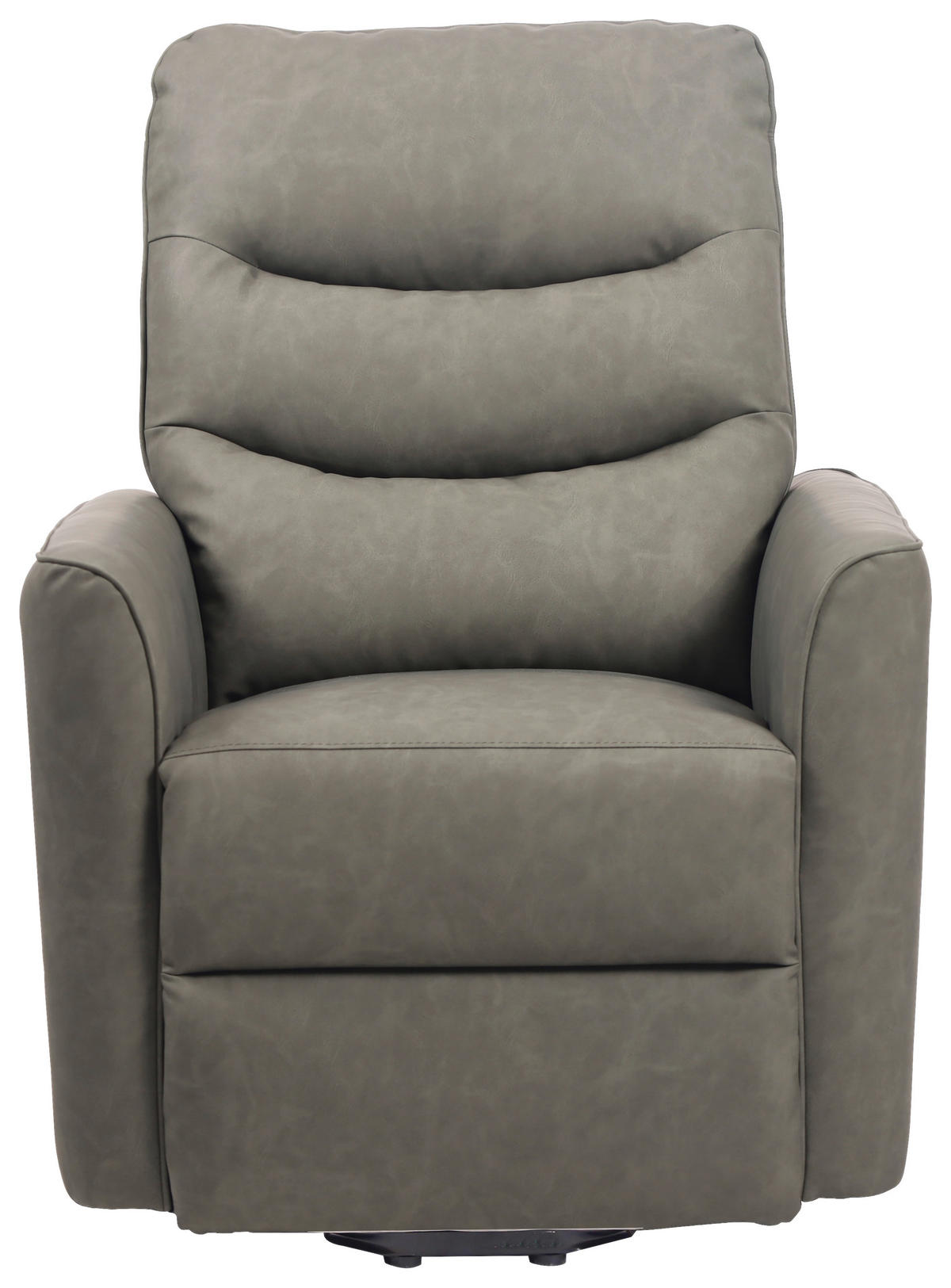 RECLINERFÅTÖLJ i läderimitation grön  - grön/svart, Klassisk, metall/textil (76/105/88cm) - MID.YOU