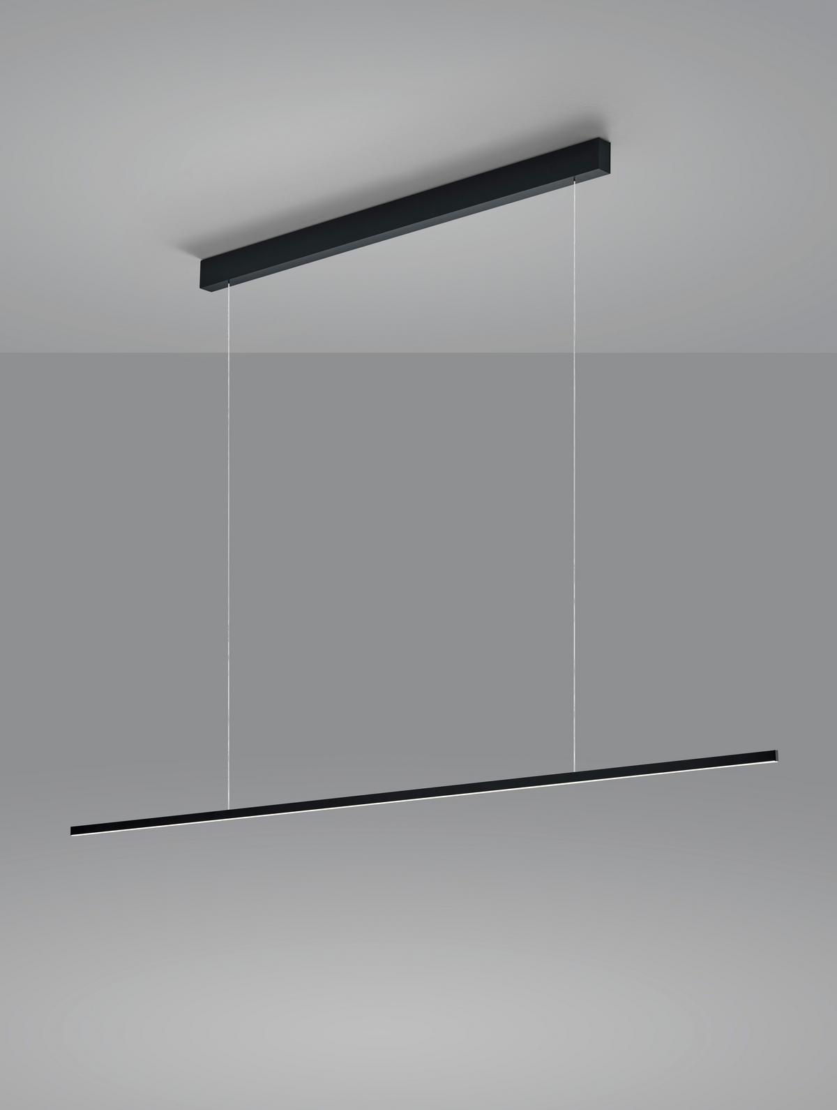 LED-HÄNGELEUCHTE 151/3/200 cm    - Schwarz, Design, Metall (151/3/200cm) - Helestra