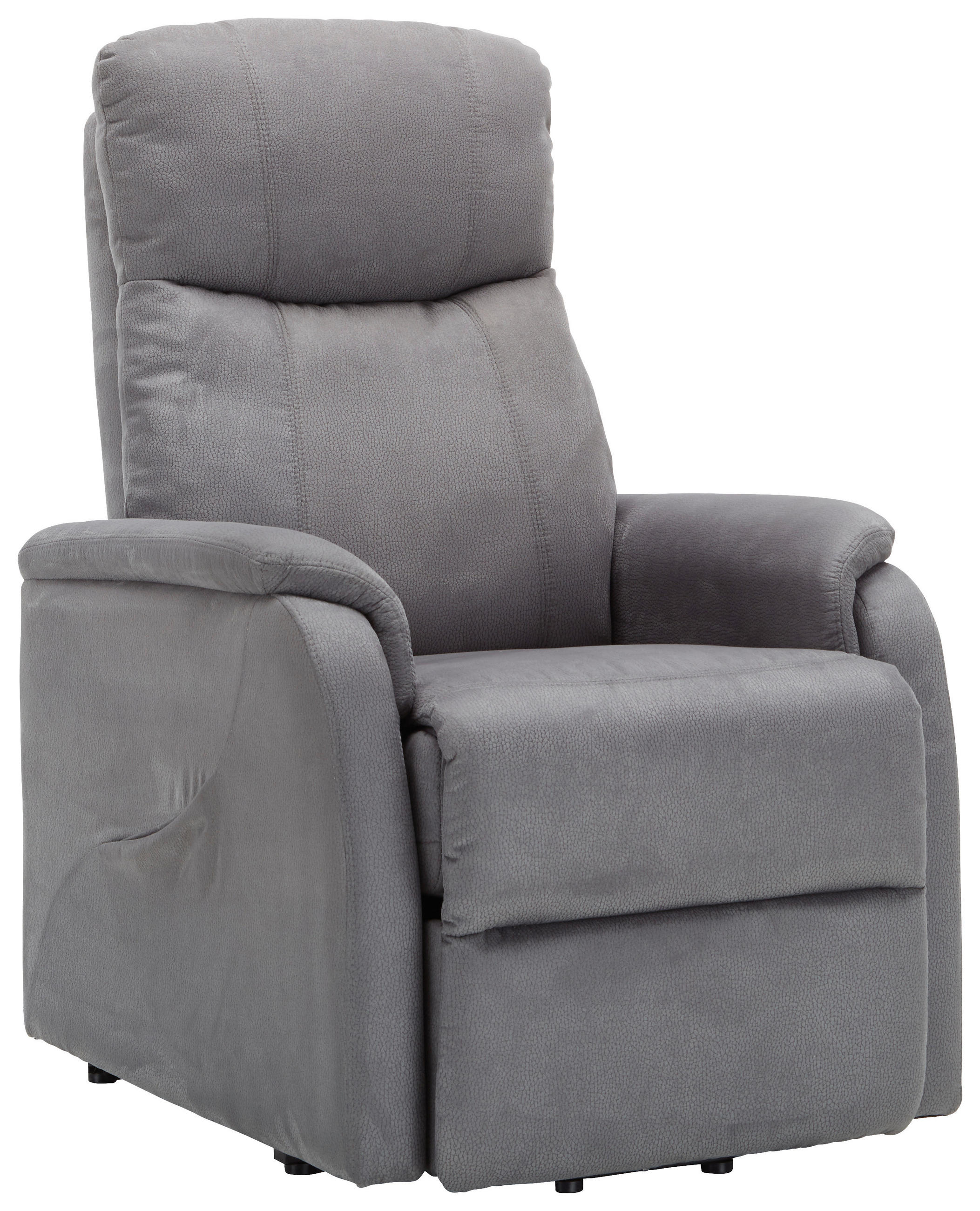 RELAXFÅTÖLJ i metall, plast, textil grå  - grå, Klassisk, metall/textil (73/110/94cm) - Hom`in