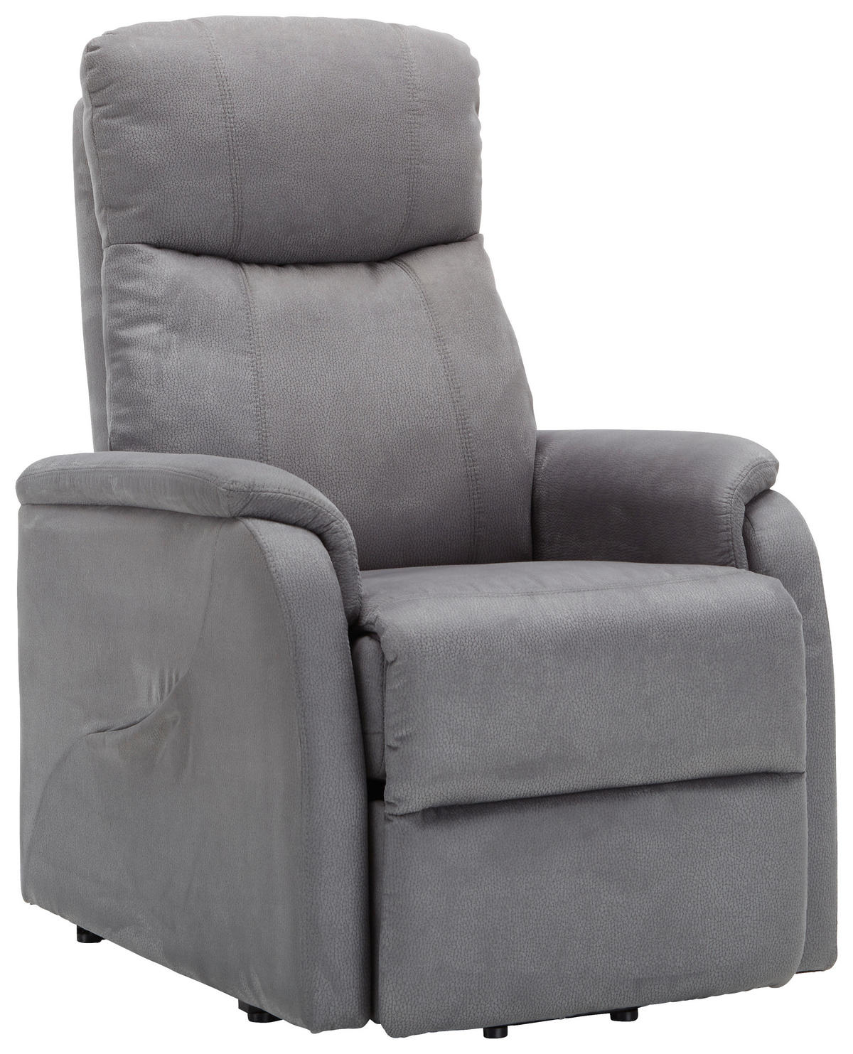RELAXFÅTÖLJ i metall, plast, textil grå  - grå, Klassisk, metall/textil (73/110/94cm) - Hom`in