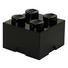 AUFBEWAHRUNGSBOX 25/25/18 cm - Schwarz, Trend, Kunststoff (25/25/18cm) - Lego AUFBEWAHRUNGSBOX 25/25/18 cm - Schwarz, Trend, Kunststoff (25/25/18cm) - Lego