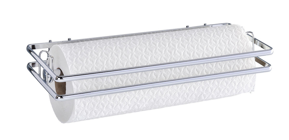 KÜCHENROLLENHALTER - Chromfarben, Design, Metall (32/4/13cm) - Wenko