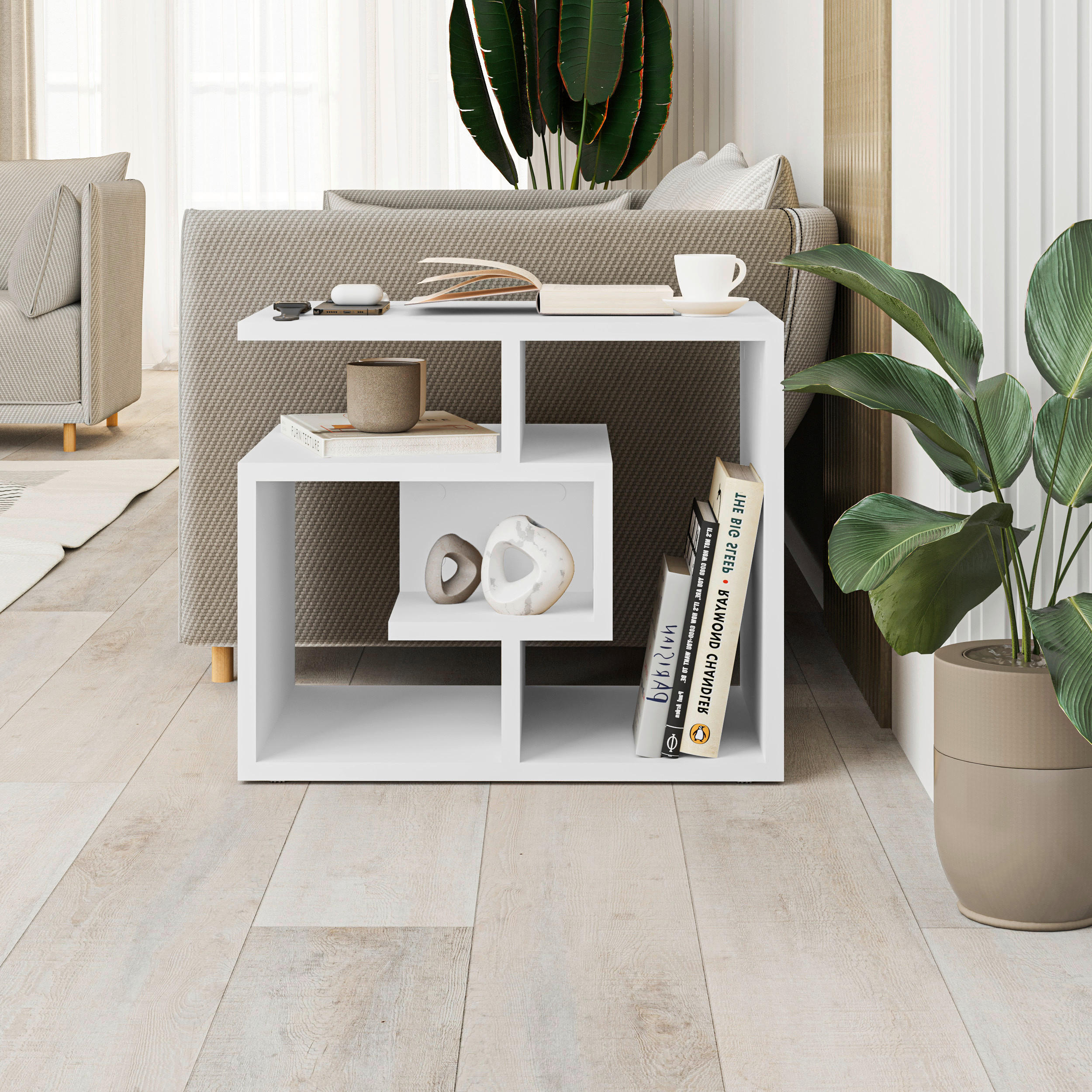 SOFFBORD - vit, Design, trämaterial (54/45/40cm) - Livetastic
