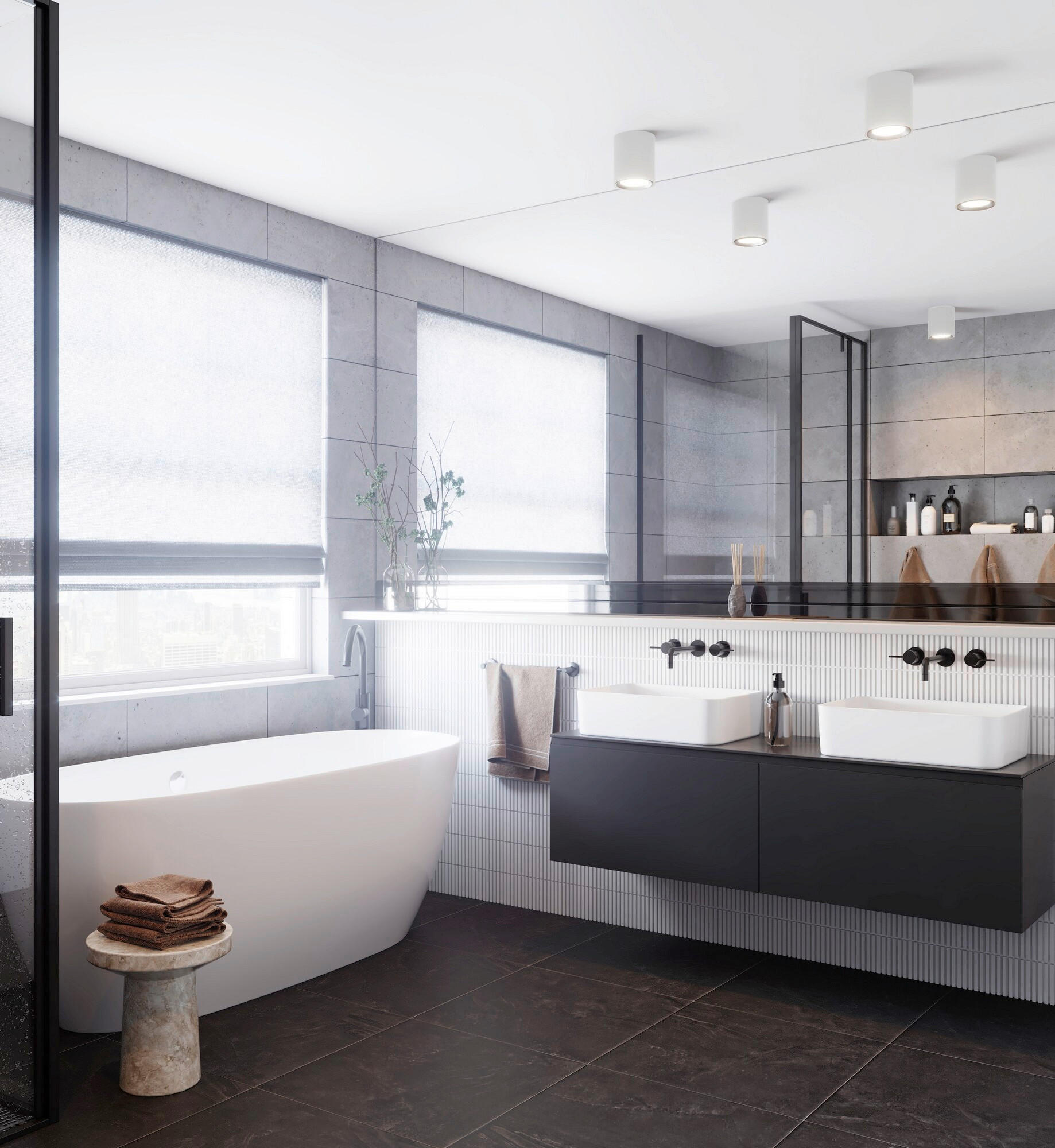 BADEZIMMER-DECKENLEUCHTE 12,5/14 cm   - Basics (12,5/14cm) - Nordlux