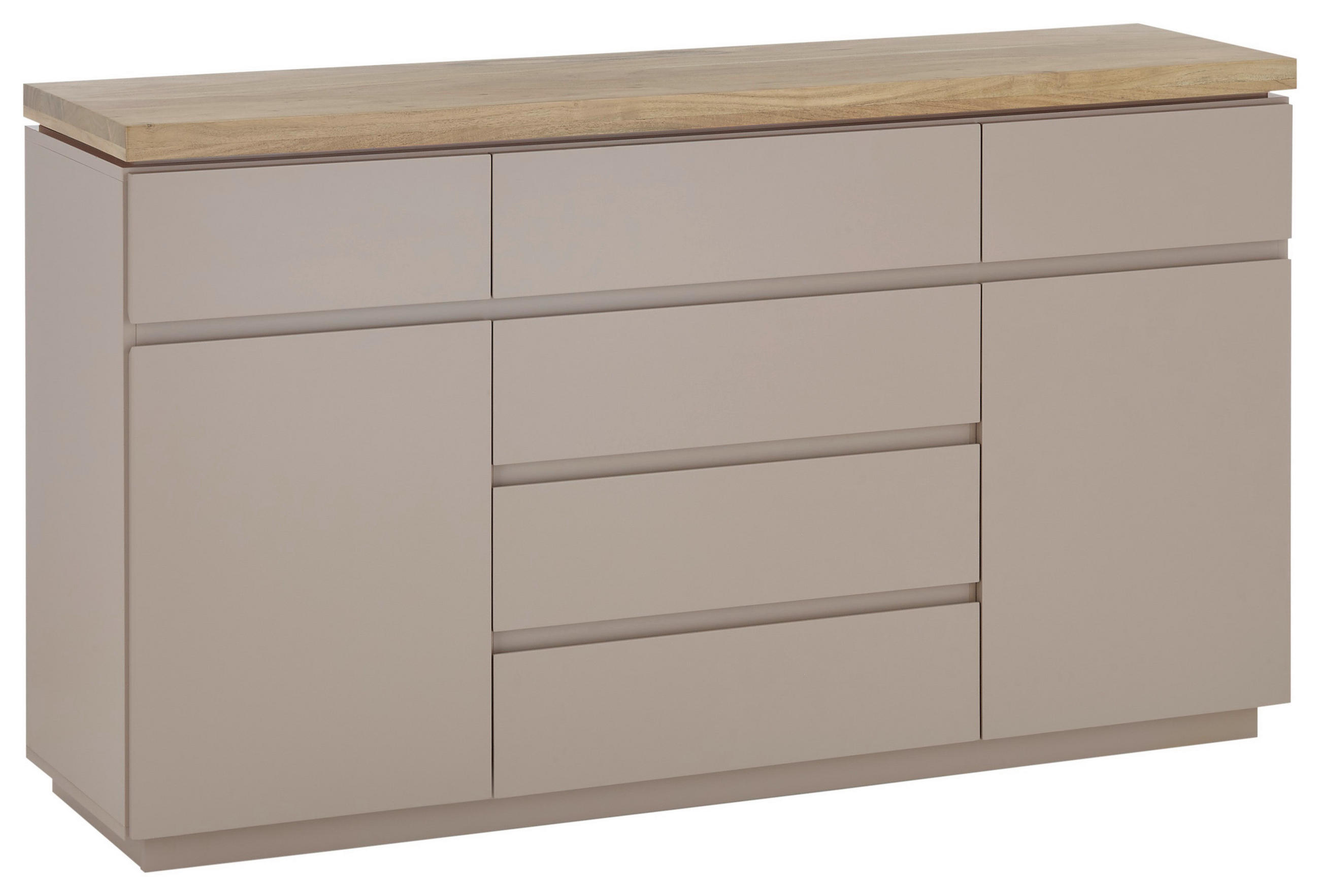 SIDEBOARD Palamos  in 150/86/40 cm  - Naturfarben/Grau, Basics, Holz/Holzwerkstoff (150/86/40cm)