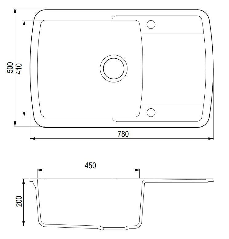 SUDOPER   78/50/20 cm         - boje šampanjca, Design, kamen (78/50/20cm)