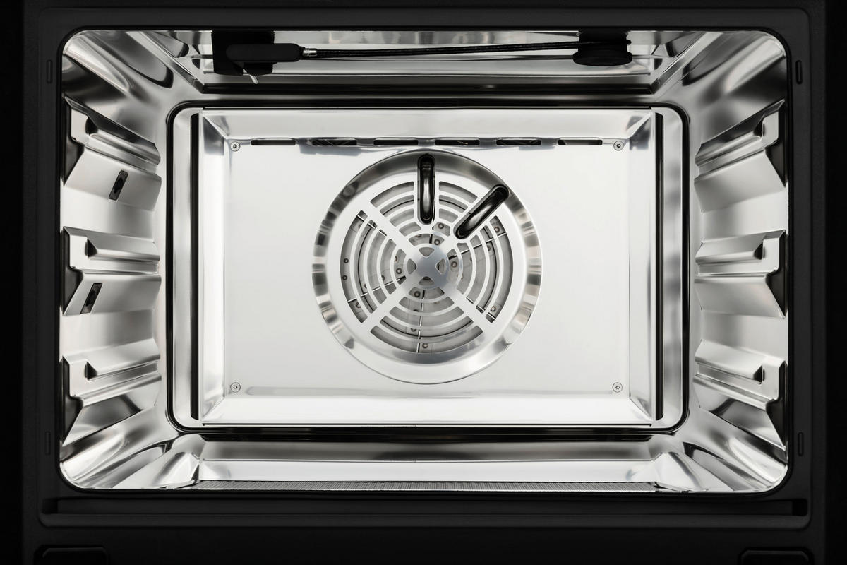 DAMPFBACKOFEN XBO  - Schwarz, MODERN, Glas/Metall (59,5/59,5/58cm) - Bora