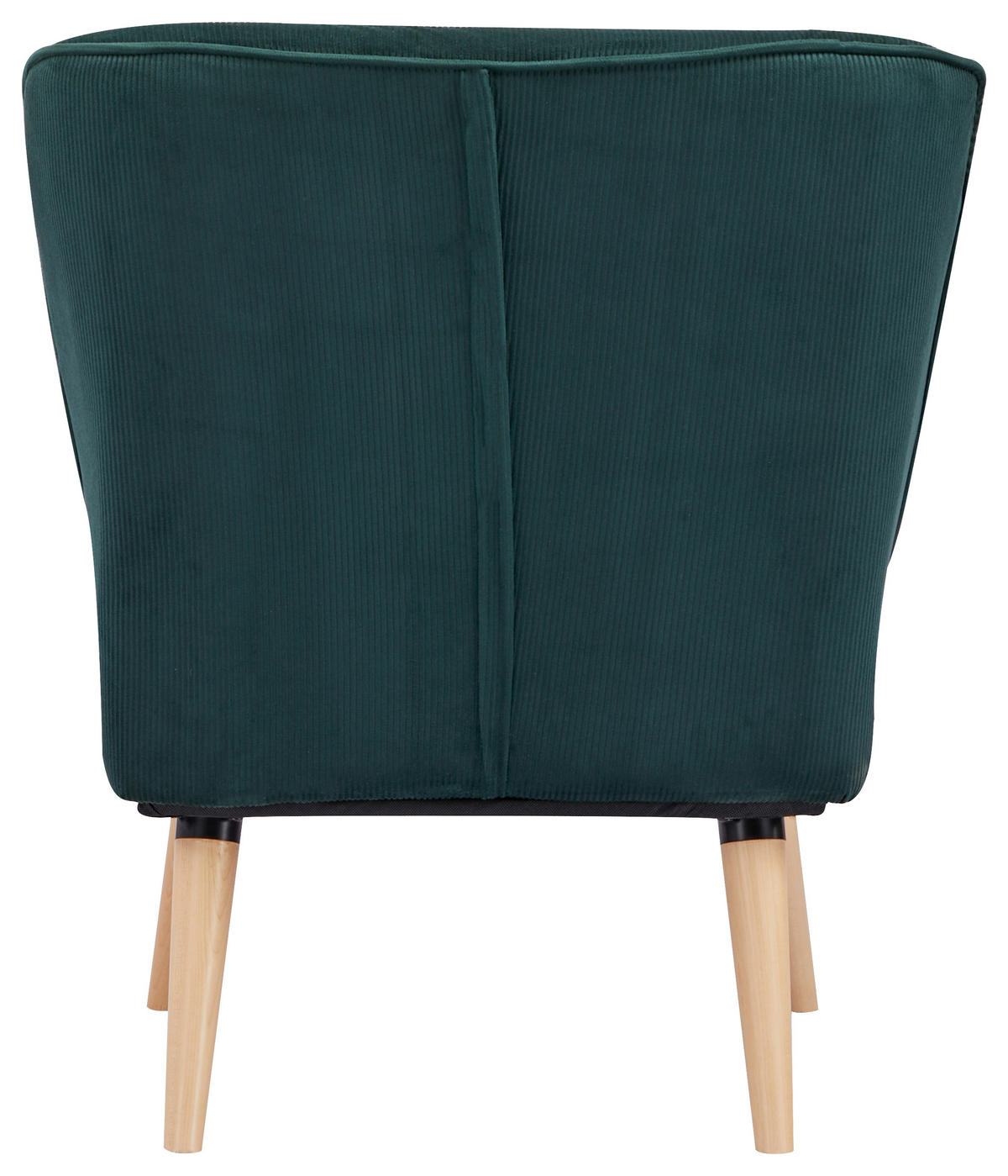 SESSEL in Cord Grün  - Naturfarben/Grün, Design, Holz/Textil (75/82/80cm) - Livetastic
