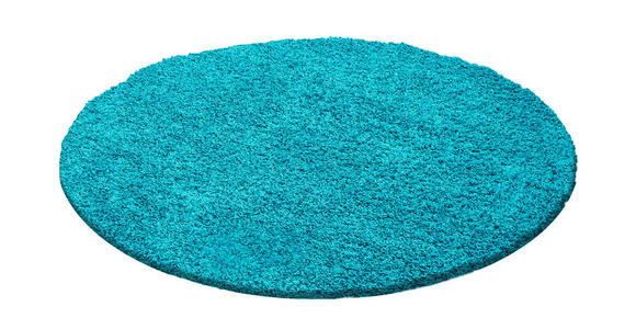 HOCHFLORTEPPICH 120 cm Life 1500 Türkis  - Türkis, KONVENTIONELL, Textil (120cm) - Novel