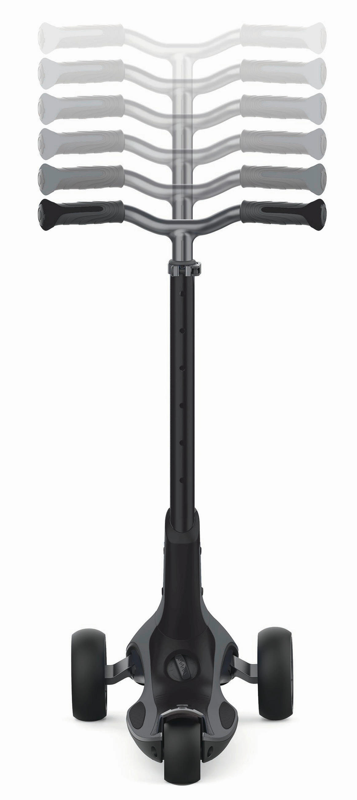 KINDERSCOOTER ULTIMUM  - Dunkelgrau/Schwarz, Basics, Kunststoff/Metall (39,5/101/63cm) - GLOBBER