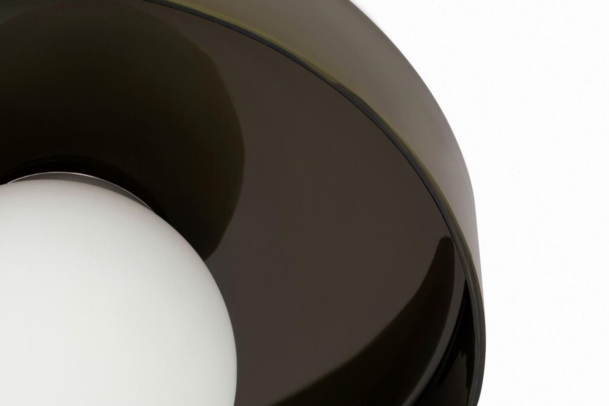 DECKENLEUCHTE 35/18 cm   - Grün, Design, Glas/Metall (35/18cm) - Collet's Monde