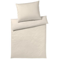 OBOUSTRANNÉ POVLEČENÍ, makosatén, krémová, 140/200 cm - krémová, Basics, textil (140/200cm) - Elegante