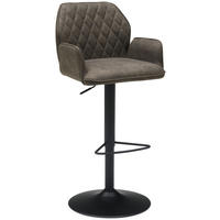 BARSKA STOLICA  siva, crna  metal, tekstil      - siva/crna, Konvencionalno, metal/tekstil (51/90-111/52cm) - MID.YOU
