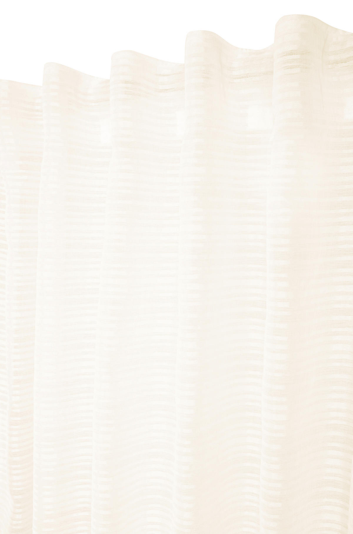 FERTIGVORHANG  transparent   280/300 cm  - Elfenbein, Basics, Textil (280/300cm)