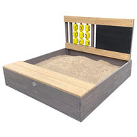 SANDKASTEN  - Braun/Grau, KONVENTIONELL, Holz (100/65,5/100cm) - Ambia Garden