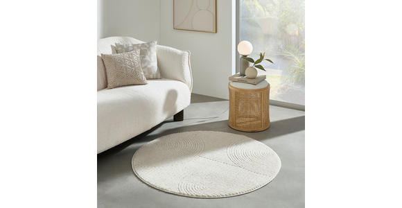 WEBTEPPICH 160 cm Granada Creme - Creme, Design, Textil (160cm) - Novel