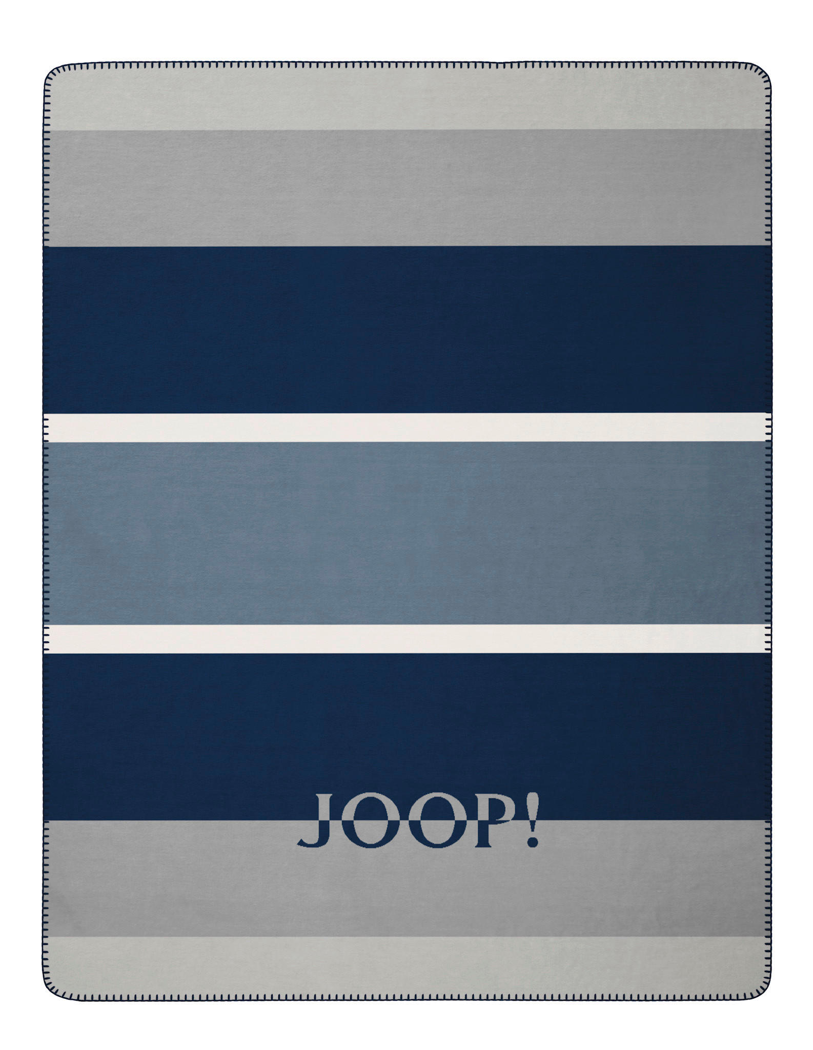 DECKE Mood 150/200 cm  - Silberfarben/Dunkelblau, Design, Textil (150/200cm) - Joop!