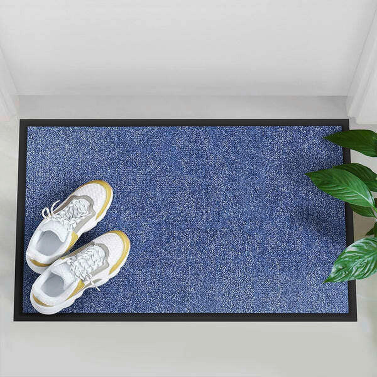 SCHMUTZFANGMATTE  200/200 cm  Blau  - Blau, KONVENTIONELL, Kunststoff/Textil (200/200cm) - Floordirekt
