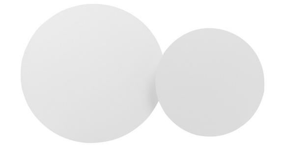 COUCHTISCHSET 45-60/45-60/38-45,5 cm rund Weiß - Weiß, Design, Metall (45-60/45-60/38-45,5cm) - Carryhome