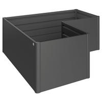 HOCHBEET  - Dunkelgrau, Design, Metall (201/201cm) - Biohort