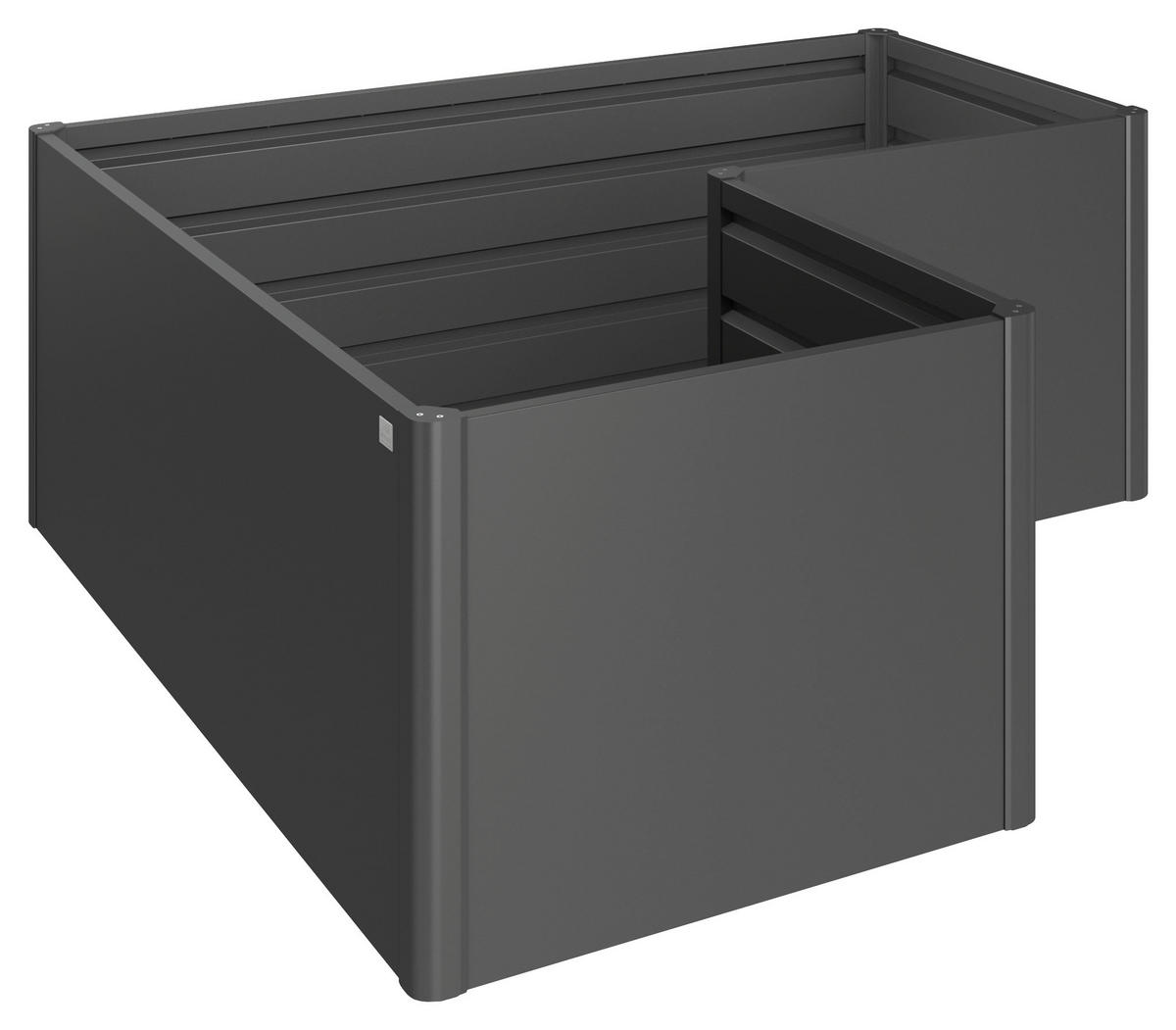 HOCHBEET  - Dunkelgrau, Design, Metall (201/201cm) - Biohort