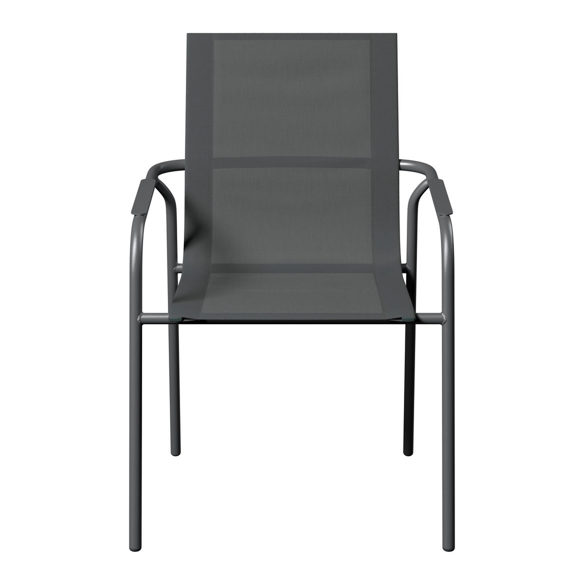 GARTENSTUHL Eisen Grau  - Grau, MODERN, Textil/Metall (60/87/63.5cm) - Ambia Garden