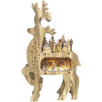 DEKORENTIER - Naturfarben/Orange, LIFESTYLE, Holzwerkstoff (60/98/12,5cm) - X-Mas