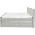 BOXSPRINGBETT 180/200 cm  in Hellgrau  - Hellgrau, KONVENTIONELL, Textil (180/200cm) - Carryhome