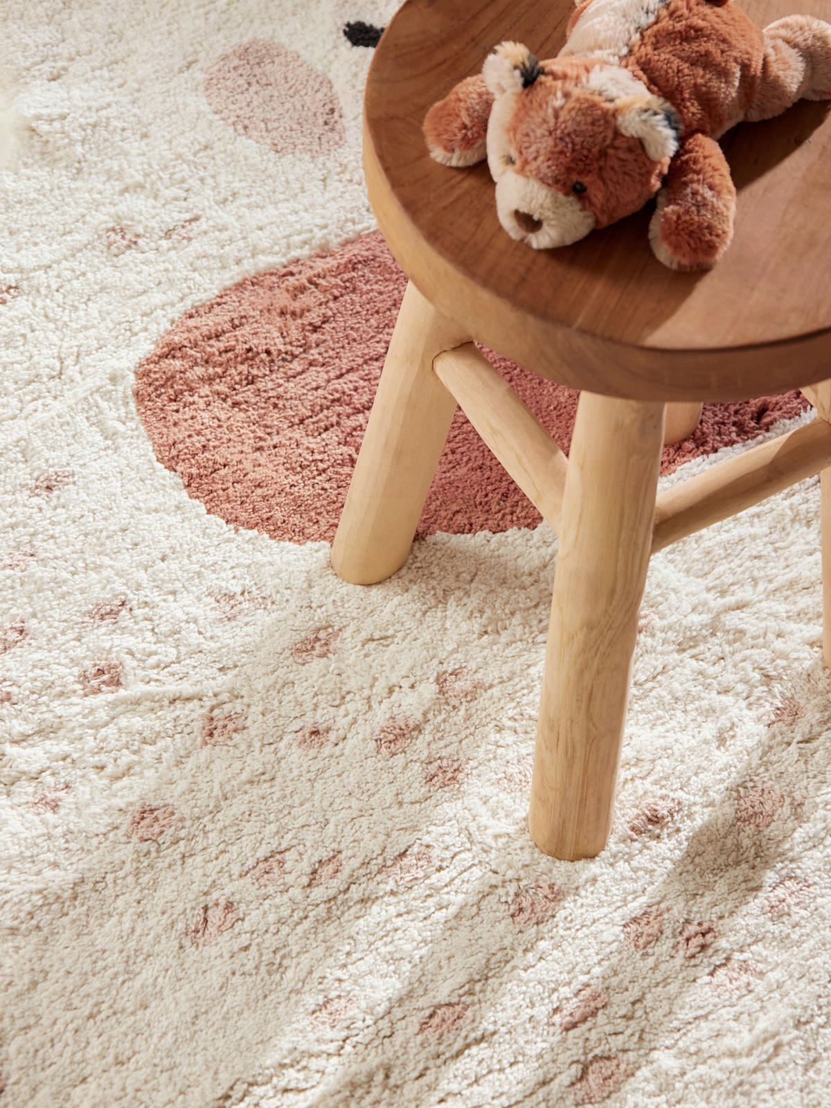 KINDERTEPPICH 95/120 cm Snuggle Emmi Elefant  - Multicolor/Creme, Basics, Kunststoff/Textil (95/120cm) - Hanse Home