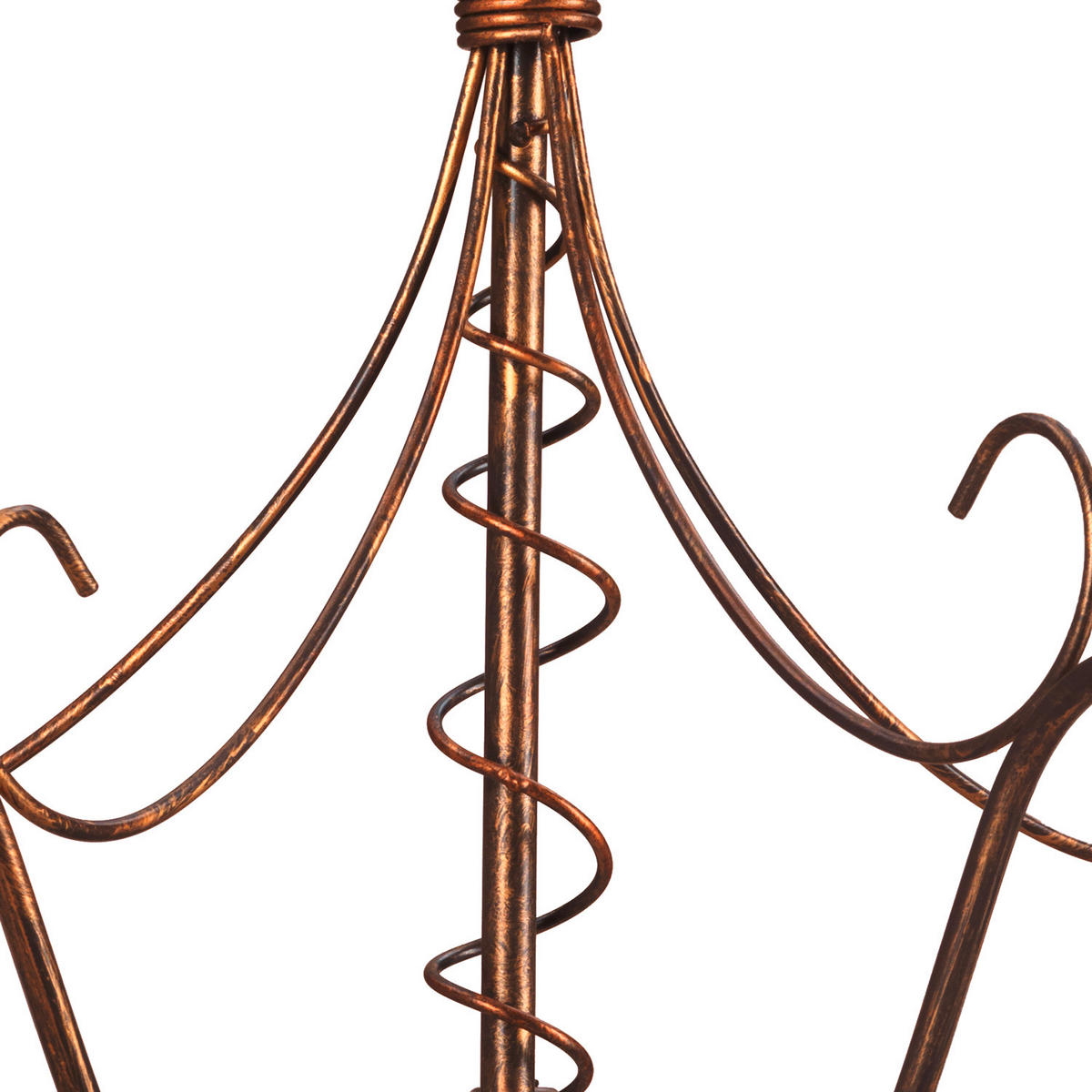 KRONLEUCHTER 85/110 cm   - Bernsteinfarben, KONVENTIONELL, Keramik/Metall (85/110cm)