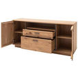SIDEBOARD  in 180/81/44 cm  - Eichefarben/Anthrazit, KONVENTIONELL, Holz/Holzwerkstoff (180/81/44cm) - Landscape
