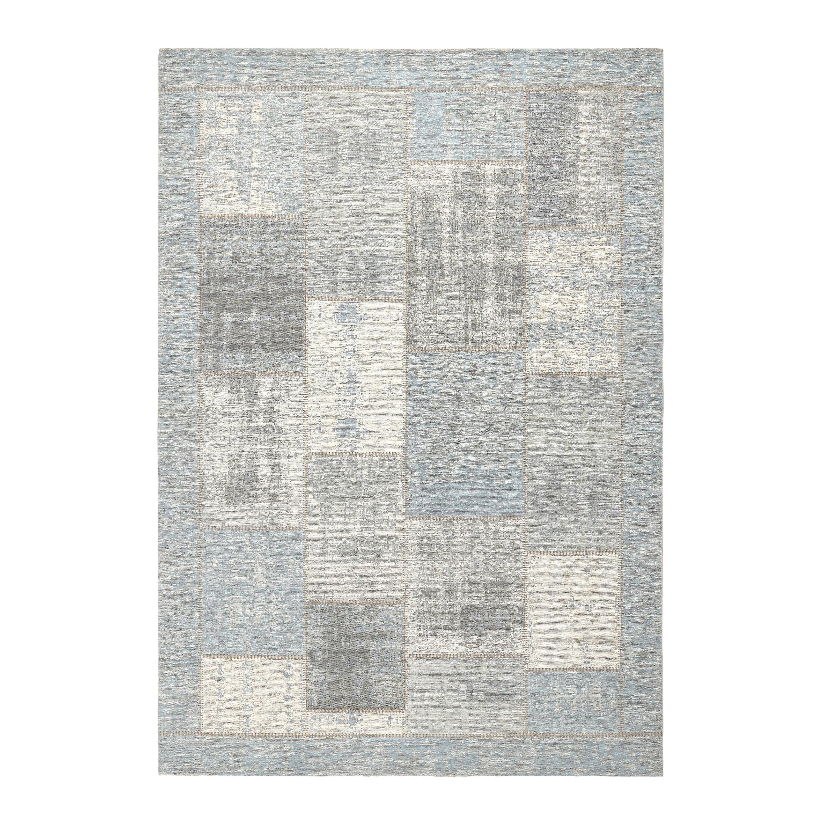 FLACHWEBETEPPICH 155/230 cm  - Hellblau, Trend, Textil (155/230cm) - Novel