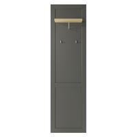 GARDEROBENPANEEL  in 55/192/26,6 cm  - Eichefarben/Graphitfarben, Basics, Holzwerkstoff (55/192/26,6cm) - SetOne by Musterring