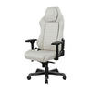GAMER SZÉK  bőrhatású textil fehér  - fekete/fehér, Lifestyle, műanyag/textil (78/127-136/78cm) - Dxracer