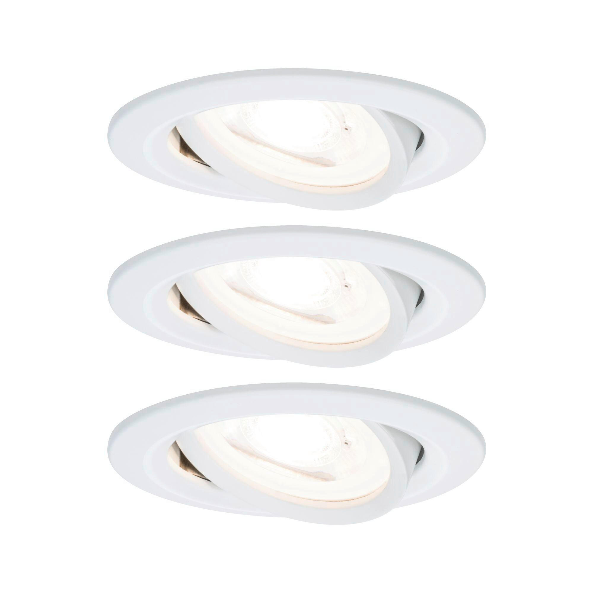 EINBAUSPOT-SET 8,4/8,4/7,5 cm  - Basics (8,4/8,4/7,5cm) - Paulmann
