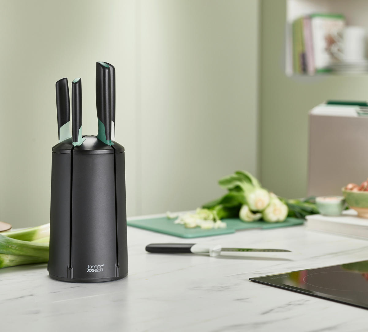 SET NOŽEVA      5-dijelni  Elevate  - višebojno/boje oplemenjenog čelika, Basics, metal/plastika (13,3/35/13,3cm) - Joseph Joseph