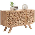 KOMMODE 140/80/40 cm Akazie massiv  - Akaziefarben, Trend, Holz/Holzwerkstoff (140/80/40cm) - Landscape