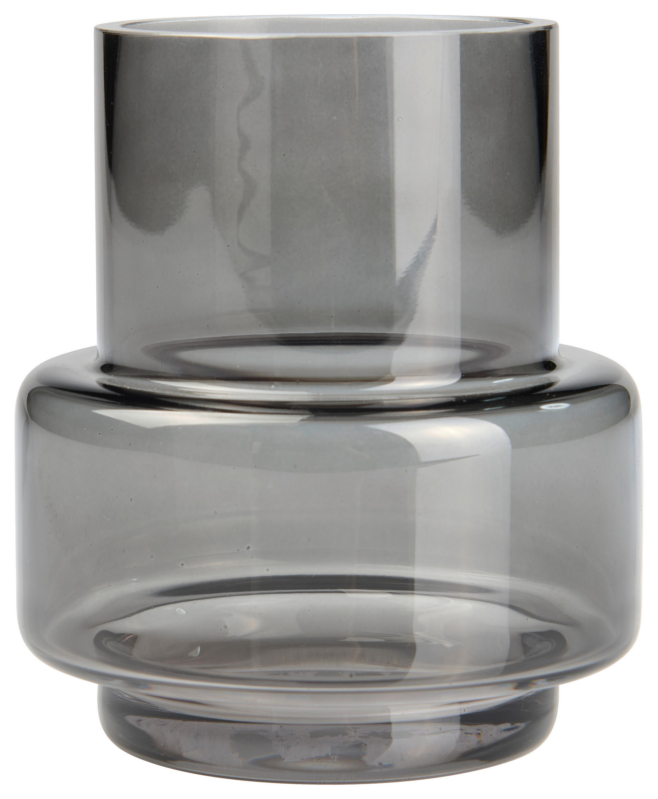 STOJAN NA SVÍČKU  sklo - šedá, Trend, sklo (9,5/11cm) - Ambia Home