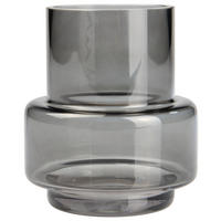 WINDLICHT - Grau, Trend, Glas (9,5/11cm) - Ambia Home